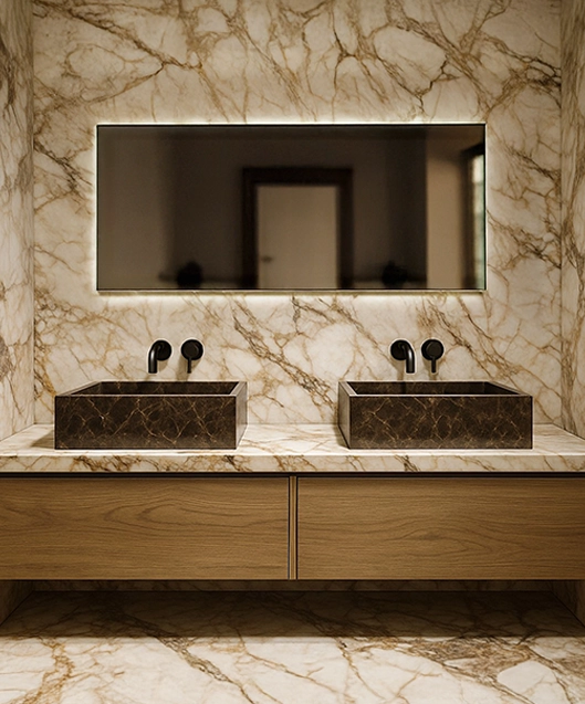 Bagni in marmo su misura Lithica Design